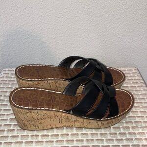 Sam Edelman 9 Sandal black EUC  8.5